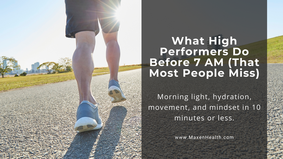 What High Performers Do Before 7 AM (That Most People Miss)