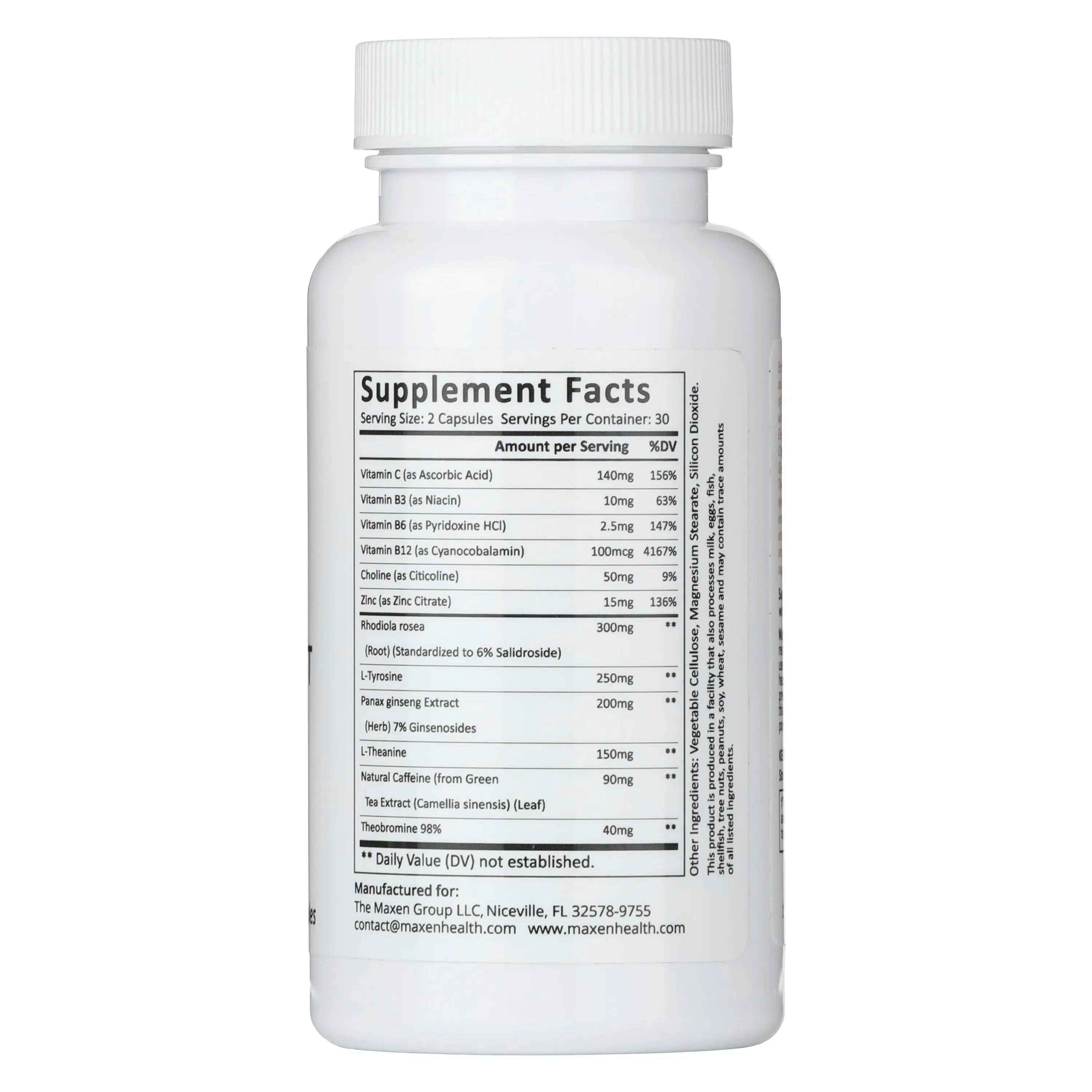 JMPSTRT Bottel Supplement Facts