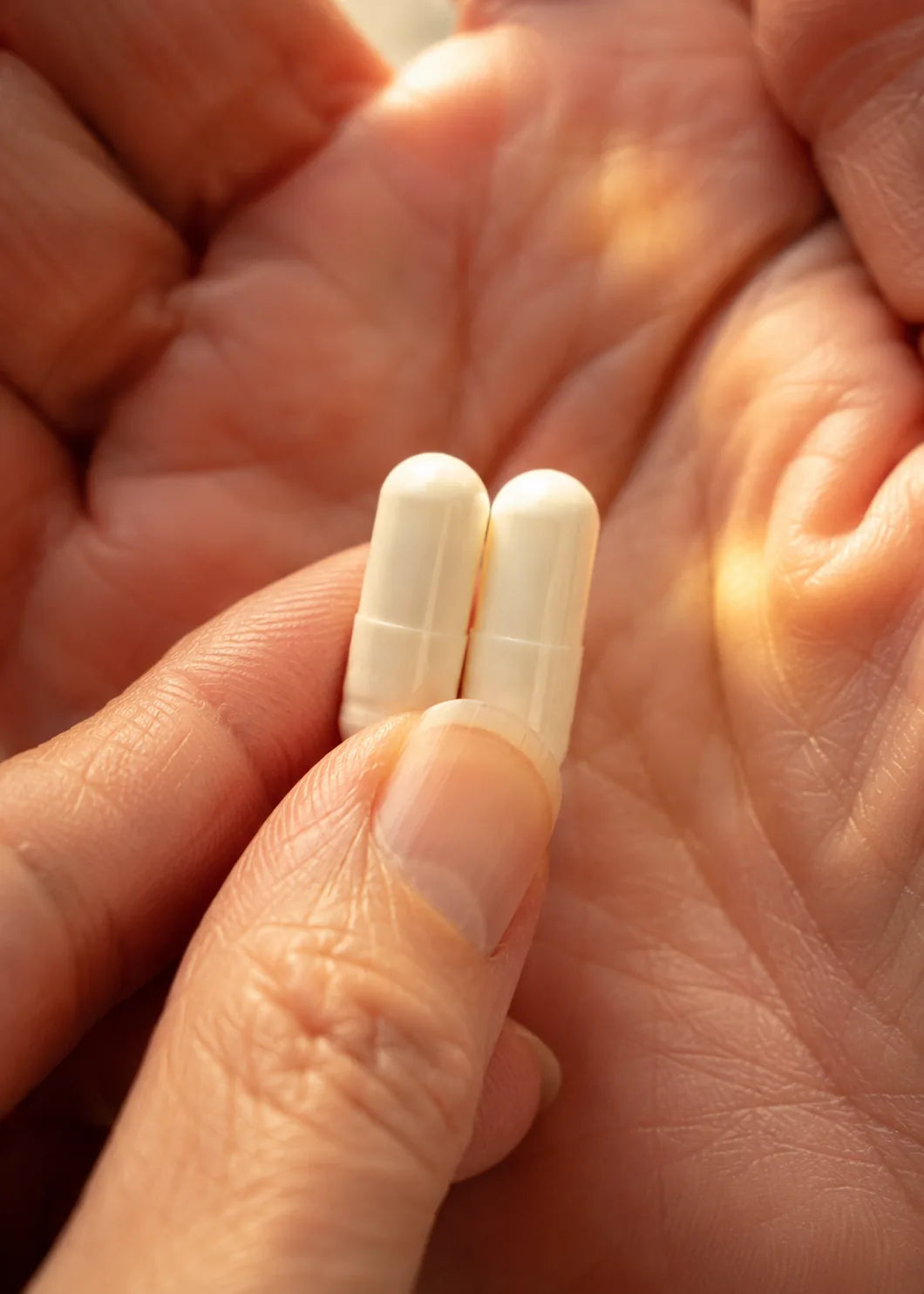 Two capsules at bedtime, no stack, no protocol